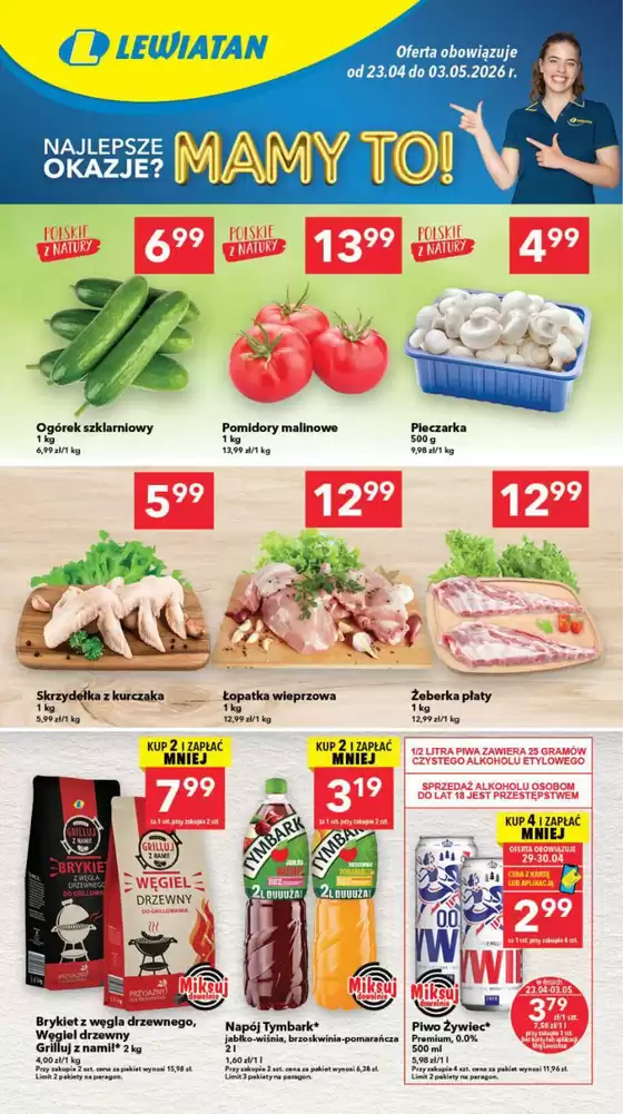 Katalog Lewiatan w: Rawicz | Oszczędzaj teraz dzięki naszym ofertom | 2026-04-23T00:00:00.000Z - 2026-05-03T00:00:00.000Z