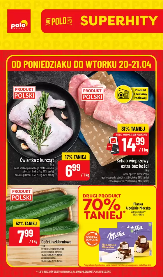Katalog Polomarket w: Zielona Góra | Katalog Superhity | 2026-04-20T00:00:00.000Z - 2026-04-21T00:00:00.000Z
