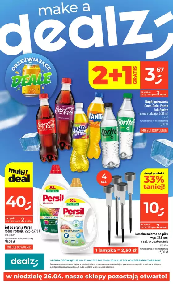 Katalog Dealz w: Kazimierza Wielka | Dealz gazetka | 2026-04-23T00:00:00.000Z - 2026-04-29T00:00:00.000Z