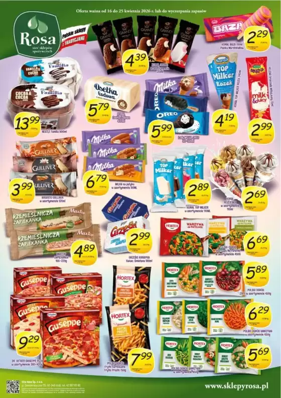 Katalog Rosa w: Wojkowice | Rosa gazetka | 2026-04-16T00:00:00.000Z - 2026-04-25T00:00:00.000Z