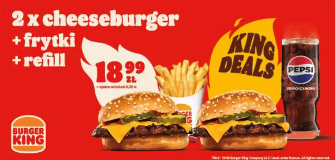 Katalog Burger King w: Twardogóra | King deals  | 2026-04-22T00:00:00.000Z - 2026-05-11T00:00:00.000Z