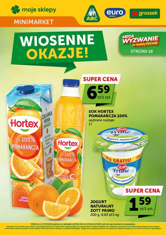 Katalog Groszek w: Olecko | Najlepsze oferty i rabaty | 2026-04-23T00:00:00.000Z - 2026-04-29T00:00:00.000Z