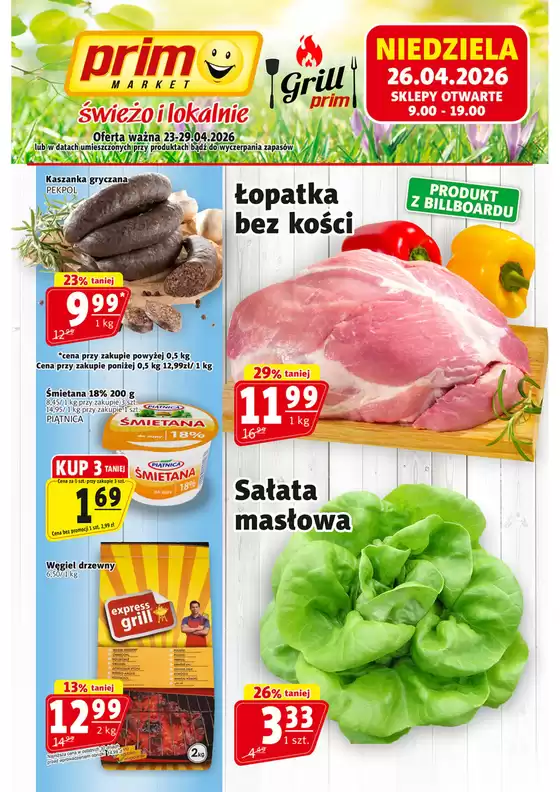 Katalog Prim Market w: Olecko | Świetne rabaty na wybrane produkty | 2026-04-23T00:00:00.000Z - 2026-04-29T00:00:00.000Z