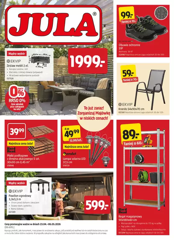 Katalog Jula w: Czerwonak | TC | 2026-04-23T00:00:00.000Z - 2026-05-06T00:00:00.000Z