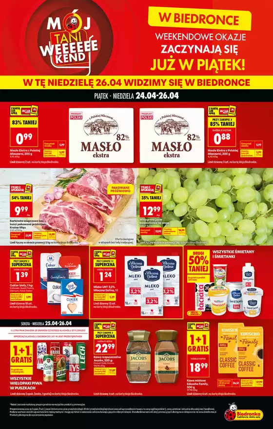 Katalog Biedronka w: Starachowice | Oferty dla łowców okazji | 2026-04-24T00:00:00.000Z - 2026-04-26T00:00:00.000Z