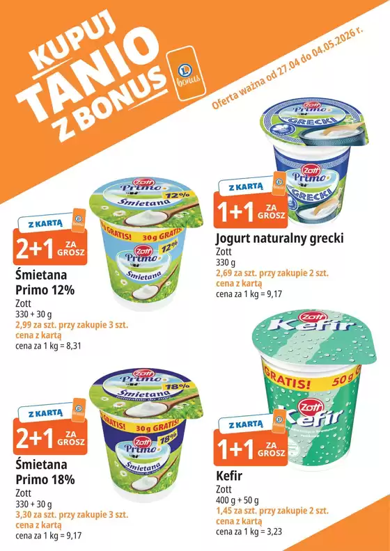 Katalog E.Leclerc w: Czersk | Nasze najlepsze oferty dla Ciebie | 2026-04-27T00:00:00.000Z - 2026-05-04T00:00:00.000Z