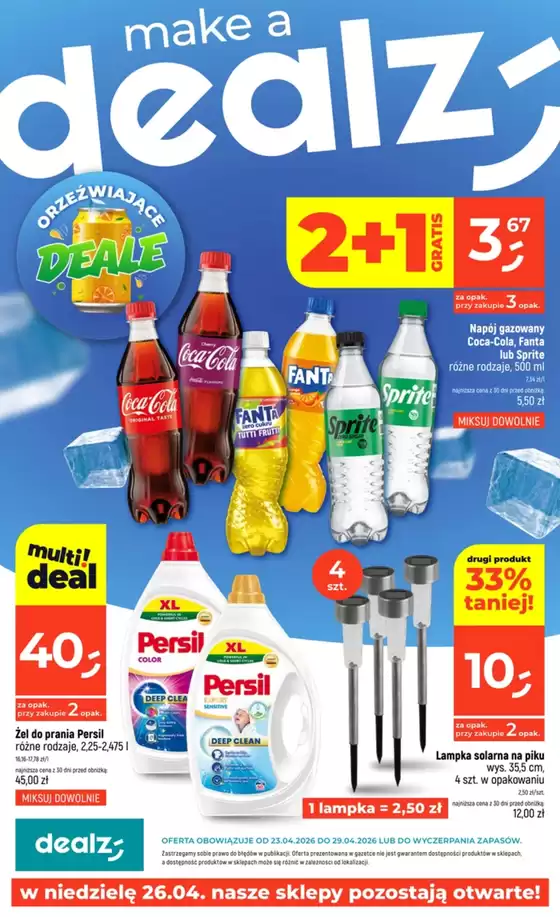 Katalog Dealz w: Miastko | Nasze najlepsze oferty dla Ciebie | 2026-04-23T00:00:00.000Z - 2026-04-29T00:00:00.000Z