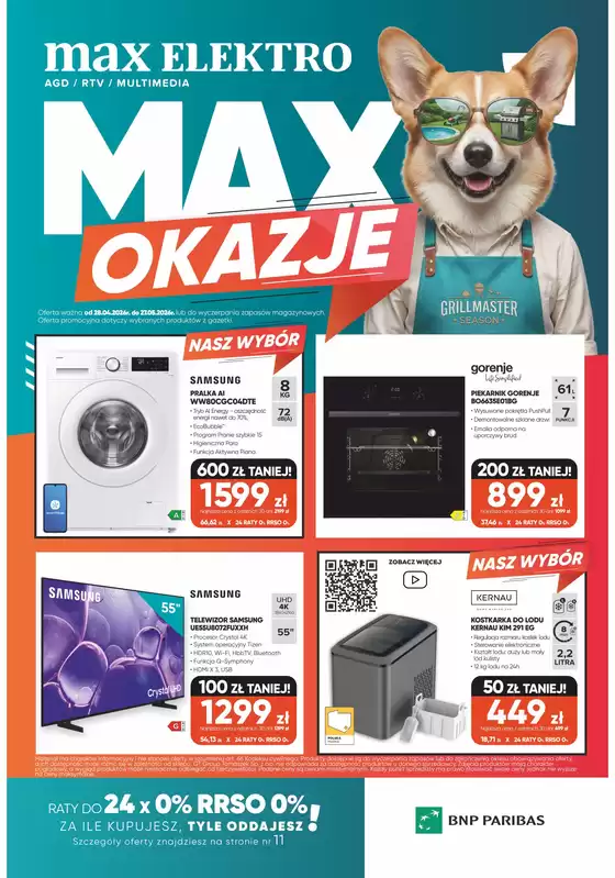 Katalog Max Elektro w: Słubice | Offerte Max Elektro | 2026-04-28T00:00:00.000Z - 2026-05-27T00:00:00.000Z
