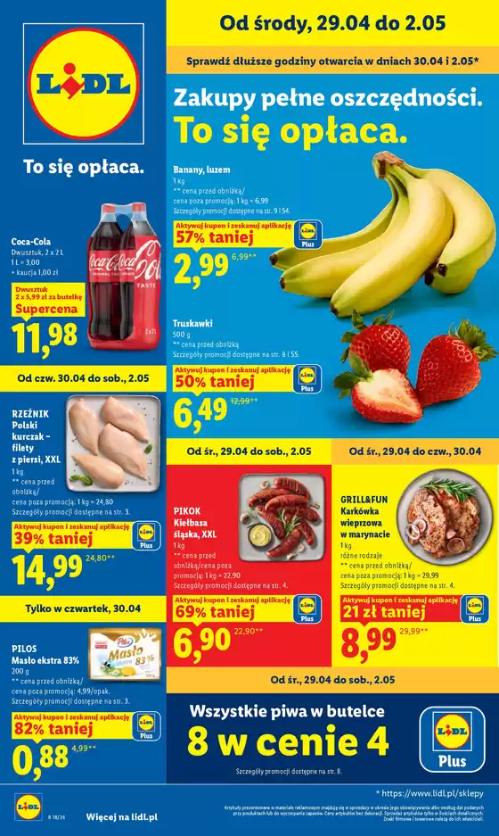 Katalog Lidl w: Miastko | Gazetka od 29.04 | 2026-04-29T00:00:00.000Z - 2026-05-02T00:00:00.000Z