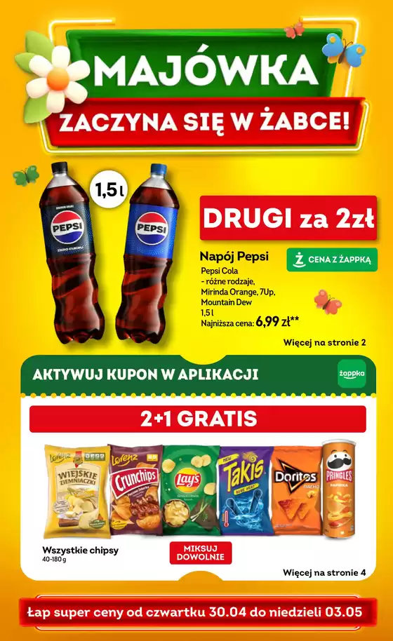 Katalog Żabka w: Reda | Świetne rabaty na wybrane produkty | 2026-04-30T00:00:00.000Z - 2026-05-03T00:00:00.000Z