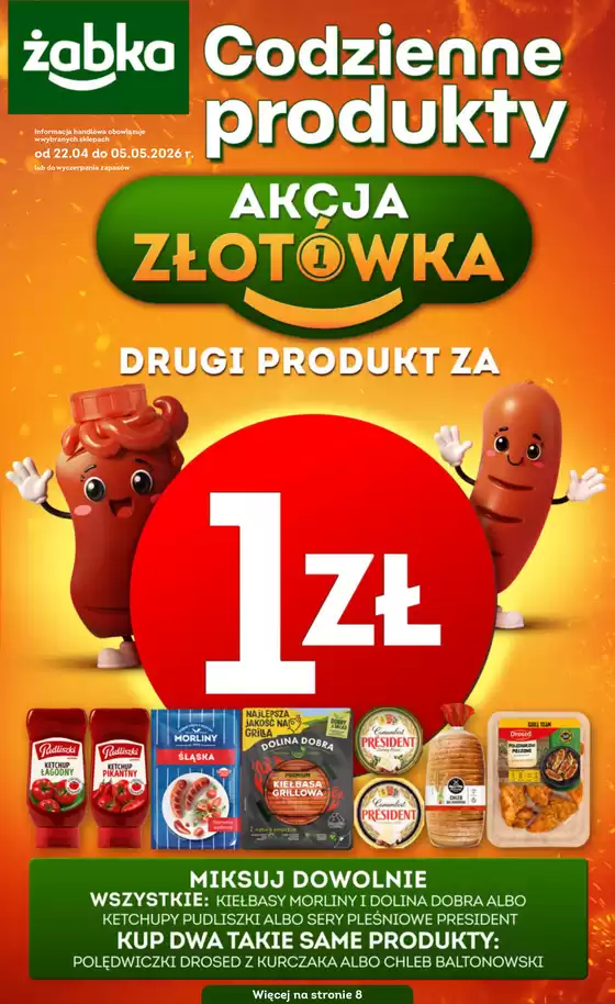 Katalog Żabka w: Reda | Nasze najlepsze oferty dla Ciebie | 2026-04-22T00:00:00.000Z - 2026-05-05T00:00:00.000Z