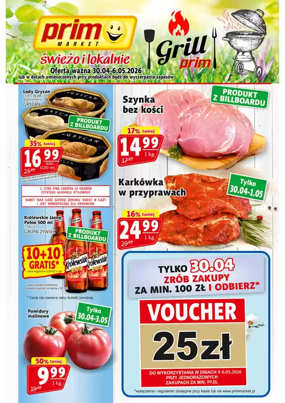 Katalog Prim Market | Najlepsze oferty dla wszystkich łowców okazji | 2026-05-04T00:00:00.000Z - 2026-05-06T00:00:00.000Z