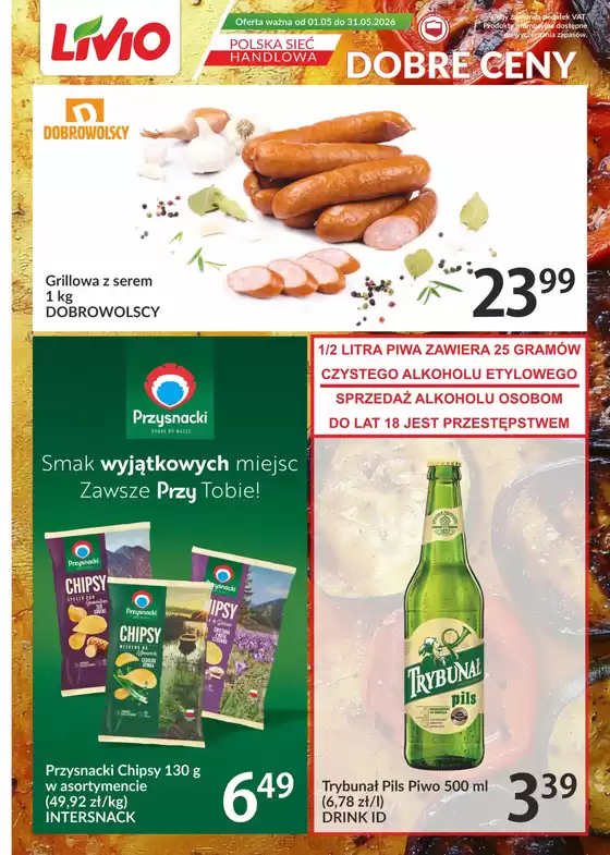 Katalog Livio w: Gołków | Najlepsze oferty i rabaty | 2026-05-01T00:00:00.000Z - 2026-05-31T00:00:00.000Z