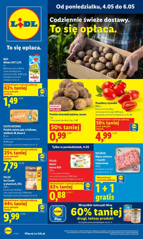 Katalog Lidl w: Jabłonka | Gazetka od 4.05 | 2026-05-04T00:00:00.000Z - 2026-05-06T00:00:00.000Z
