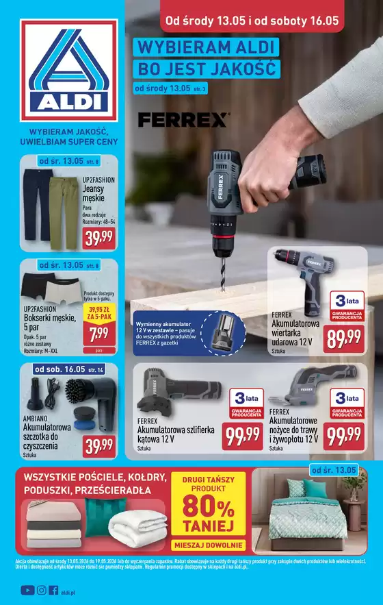Katalog Aldi w: Jabłonka | Rabaty i promocje | 2026-05-13T00:00:00.000Z - 2026-05-19T00:00:00.000Z