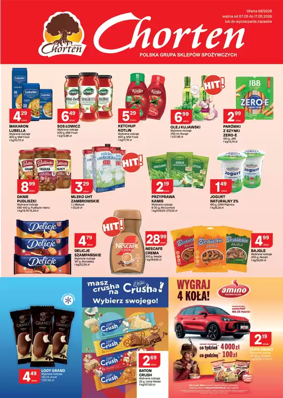 Katalog Chorten w: Ustroń | Ekskluzywne okazje | 2026-05-07T00:00:00.000Z - 2026-05-17T00:00:00.000Z
