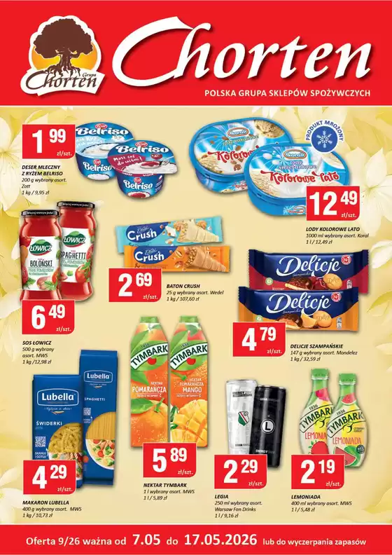Katalog Chorten w: Ustroń | Atrakcyjne oferty specjalne dla wszystkich | 2026-05-07T00:00:00.000Z - 2026-05-17T00:00:00.000Z