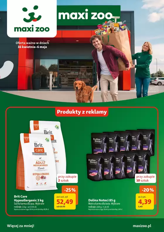 Katalog Maxi Zoo | Czas na spacer -20% | 2026-05-04T00:00:00.000Z - 2026-05-06T00:00:00.000Z