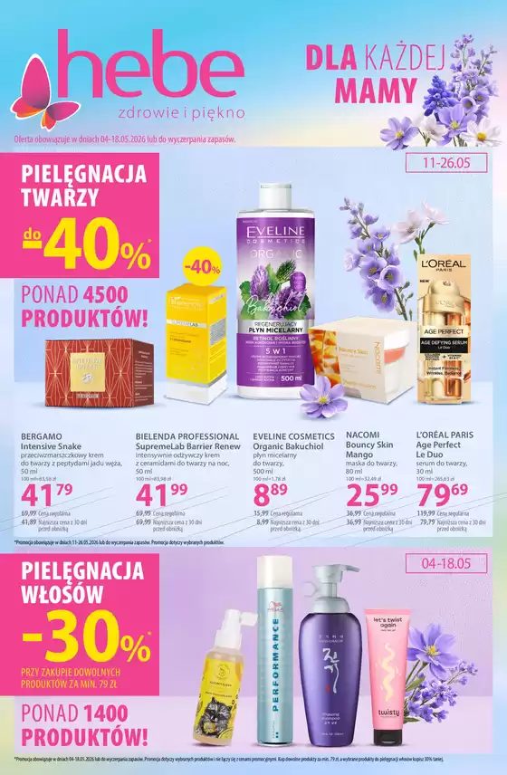 Katalog Hebe | Hebe gazetka | 2026-05-04T00:00:00.000Z - 2026-05-26T00:00:00.000Z