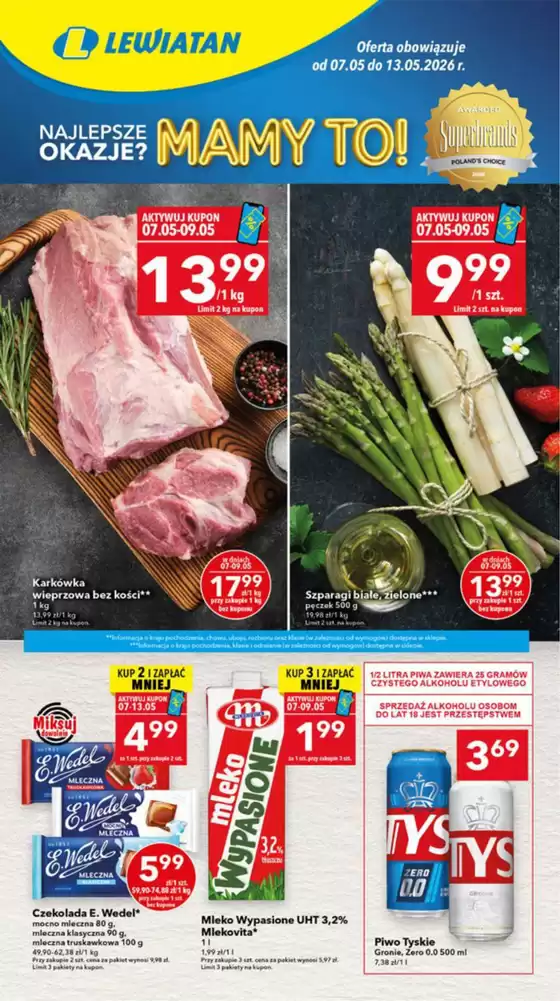 Katalog Lewiatan | Najlepsze oferty i rabaty | 2026-05-07T00:00:00.000Z - 2026-05-13T00:00:00.000Z