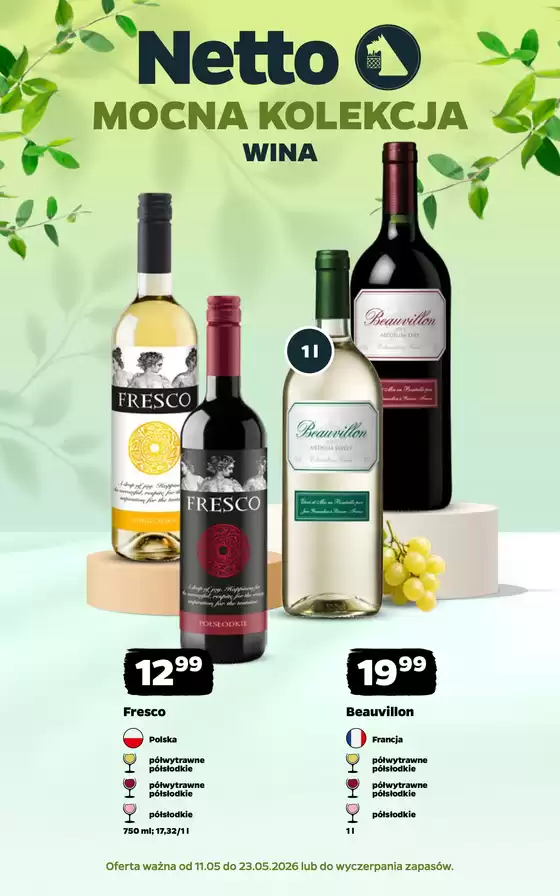 Katalog Netto w: Gnojnik | Mocna kolekcja Wina | 2026-05-11T00:00:00.000Z - 2026-05-23T00:00:00.000Z