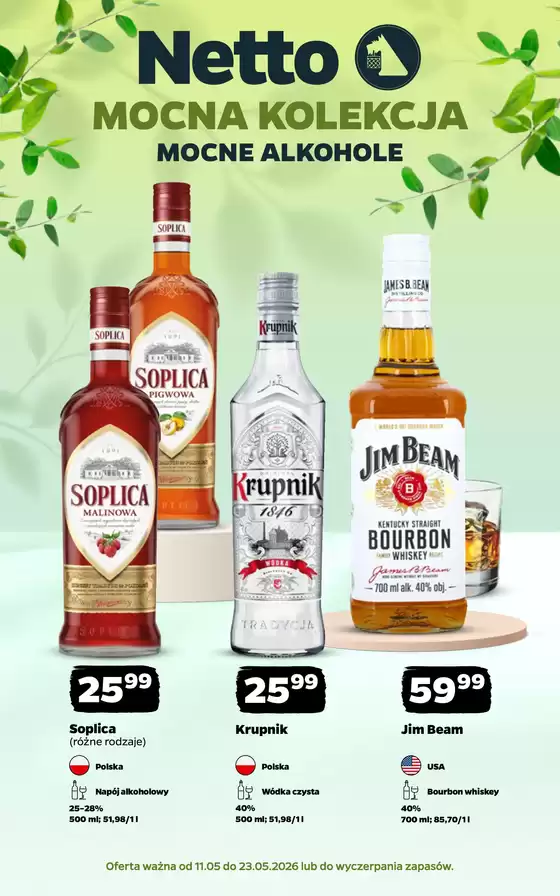 Katalog Netto w: Gnojnik | Mocna kolekcja Mocne alkohole | 2026-05-11T00:00:00.000Z - 2026-05-23T00:00:00.000Z