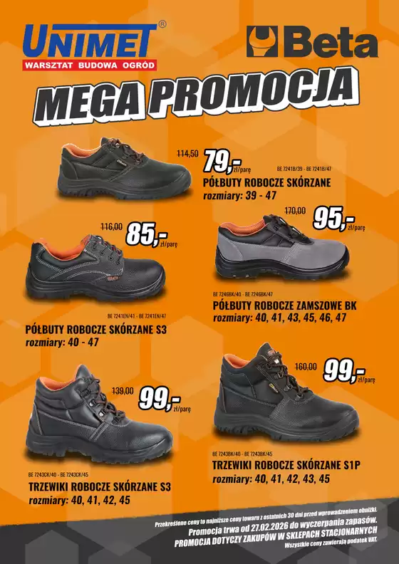 Katalog Unimet w: Legnica | Mega prmocja | 2026-05-12T00:00:00.000Z - 2026-05-31T00:00:00.000Z