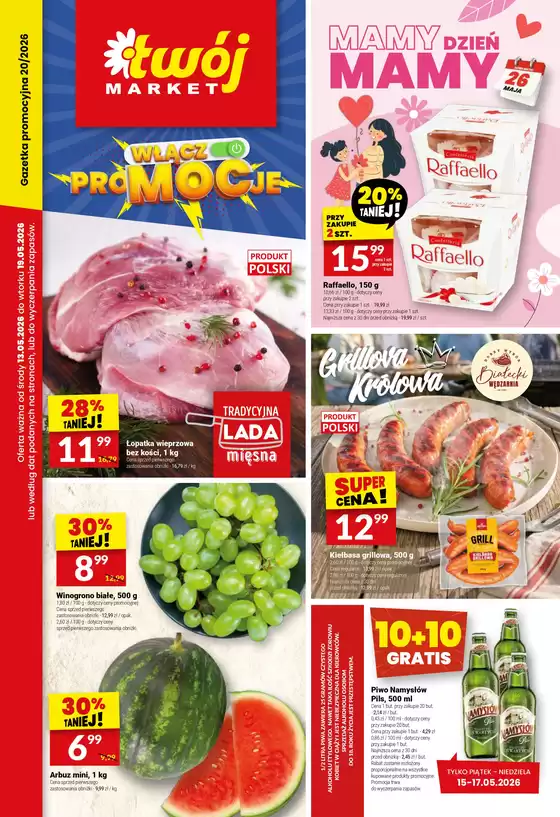 Katalog Twój Market w: Nowy Sącz | Twój Market gazetka | 2026-05-13T00:00:00.000Z - 2026-05-19T00:00:00.000Z
