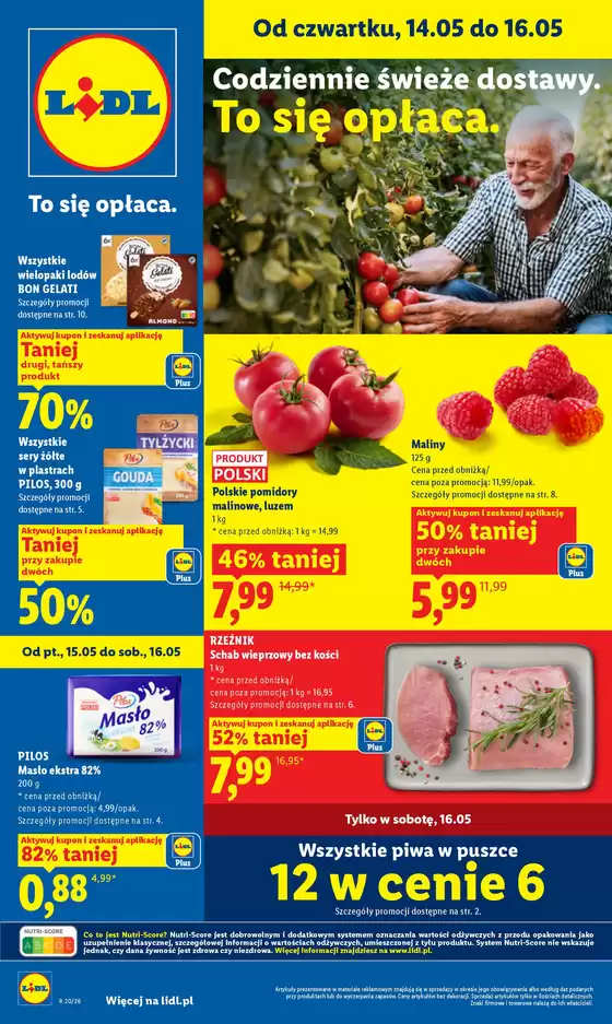 Katalog Lidl | Gazetka od 14.05 | 2026-05-14T00:00:00.000Z - 2026-05-16T00:00:00.000Z