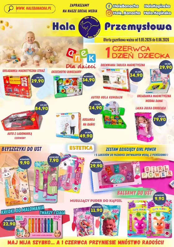 Katalog Hale Banacha | Dzień dziecka | 2026-05-13T00:00:00.000Z - 2026-06-08T00:00:00.000Z