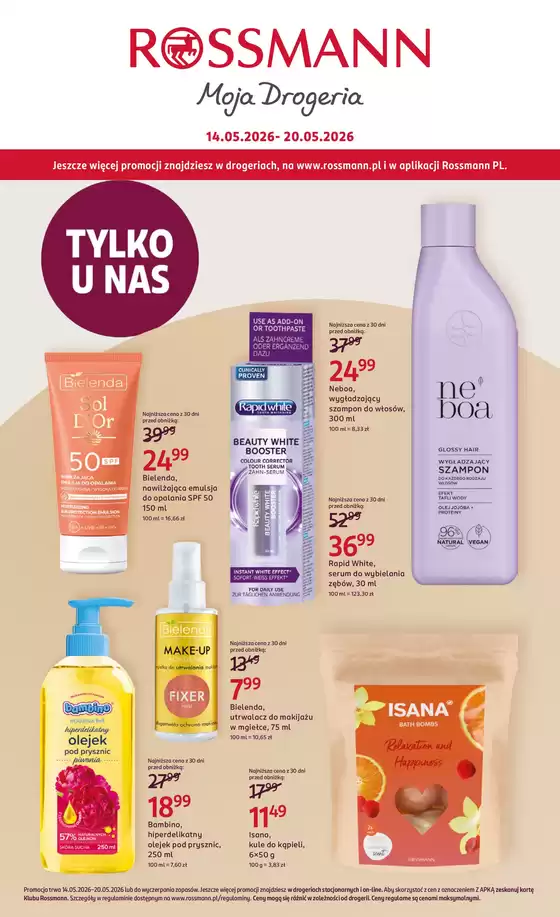 Katalog Rossmann | Gazetka promocyjna Rossmanna | 2026-05-14T00:00:00.000Z - 2026-05-20T00:00:00.000Z
