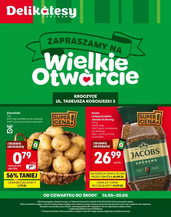 Katalog Delikatesy Centrum | Najlepsze oferty dla oszczędnych | 2026-05-14T00:00:00.000Z - 2026-05-20T00:00:00.000Z