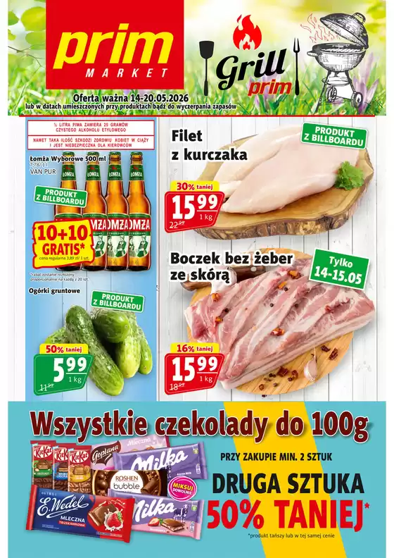 Katalog Prim Market | Najlepsze oferty dla oszczędnych | 2026-05-14T00:00:00.000Z - 2026-05-20T00:00:00.000Z