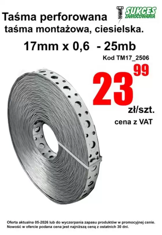 Katalog Sukces Zamocowania | Oferty promocyjne | 2026-05-14T00:00:00.000Z - 2026-05-31T00:00:00.000Z