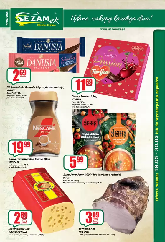 Katalog Sezamek | Sezamek gazetka | 2026-05-18T00:00:00.000Z - 2026-05-30T00:00:00.000Z