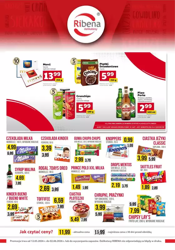 Katalog Delikatesy Ribena | Delikatesy Ribena gazetka | 2026-05-12T00:00:00.000Z - 2026-06-02T00:00:00.000Z