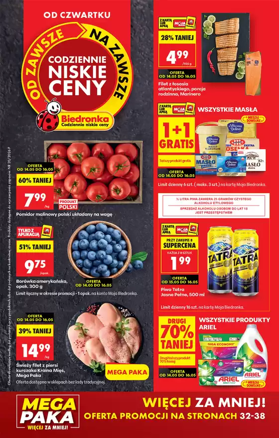 Katalog Biedronka | Nasze najlepsze oferty dla Ciebie | 2026-05-14T00:00:00.000Z - 2026-05-16T00:00:00.000Z