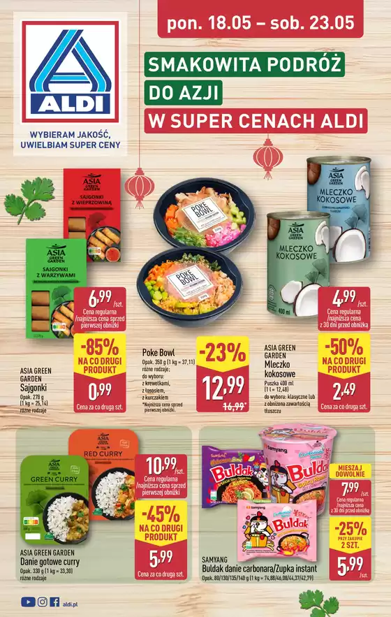 Katalog Aldi | Szeroki wybór ofert | 2026-05-18T00:00:00.000Z - 2026-05-23T00:00:00.000Z