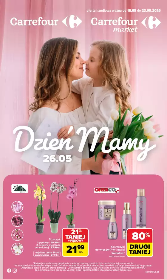 Katalog Carrefour | Gazetka Dzień Matki | 2026-05-17T00:00:00.000Z - 2026-05-23T00:00:00.000Z