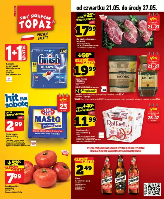 Katalog Topaz | Ekskluzywne okazje | 2026-05-21T00:00:00.000Z - 2026-05-27T00:00:00.000Z