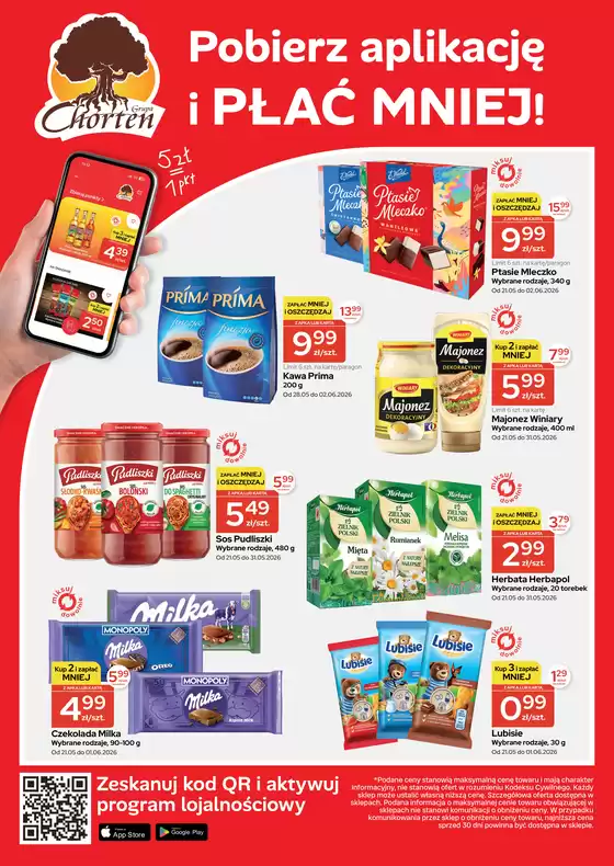 Katalog Chorten | Specjalne oferty dla Ciebie | 2026-05-21T00:00:00.000Z - 2026-06-02T00:00:00.000Z