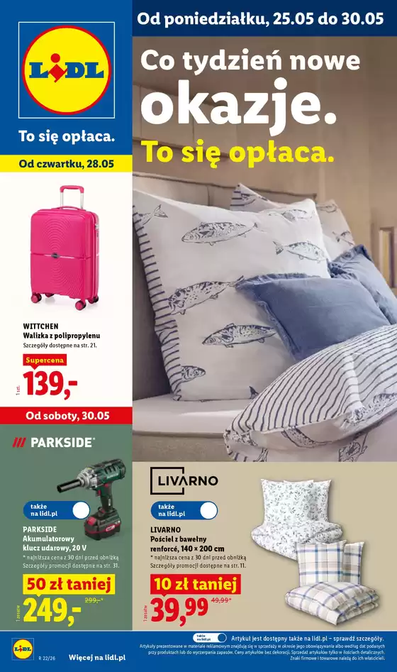 Katalog Lidl w: Chróścice | Katalog ważny od 25.05 do 30.05 | 2026-05-25T00:00:00.000Z - 2026-05-30T00:00:00.000Z