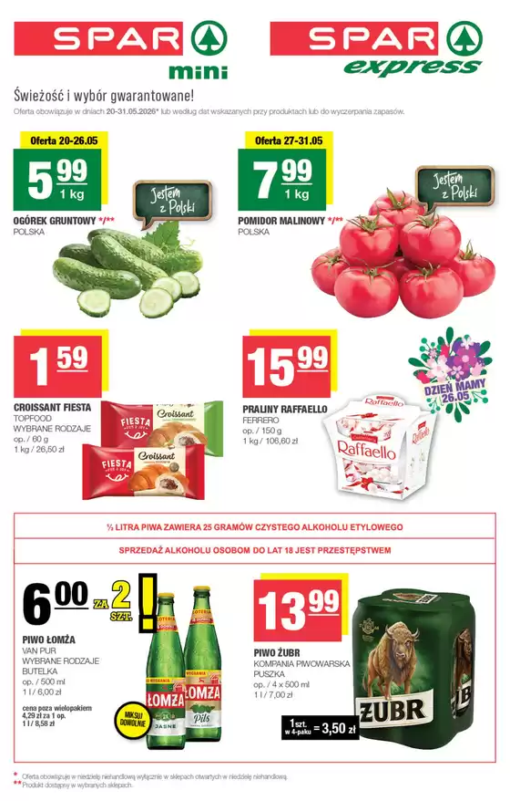 Katalog Spar w: Gołańcz | T21 mini 2 | 2026-05-20T00:00:00.000Z - 2026-05-31T00:00:00.000Z