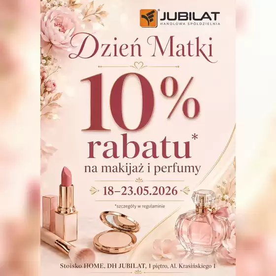 Katalog Jubilat w: Toruń | Dzień Matki z wyjątkowym prezentem!  | 2026-05-18T00:00:00.000Z - 2026-05-23T00:00:00.000Z