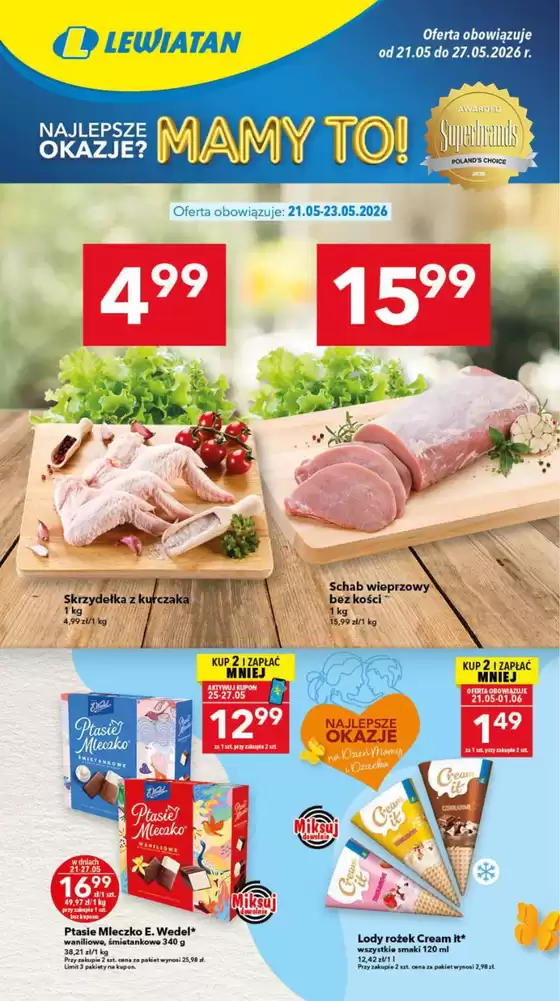 Katalog Lewiatan w: Celestynów | Aktualne oferty i promocje | 2026-05-21T00:00:00.000Z - 2026-06-01T00:00:00.000Z