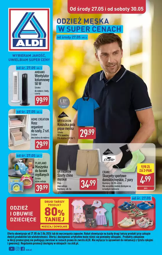 Katalog Aldi w: Celestynów | Nasze najlepsze oferty dla Ciebie | 2026-05-27T00:00:00.000Z - 2026-06-02T00:00:00.000Z