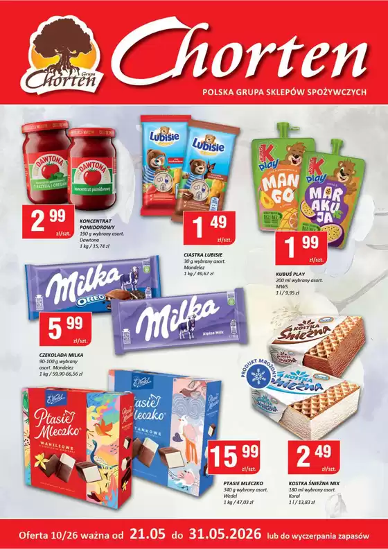 Katalog Chorten w: Józefów (Mazowieckie) | Atrakcyjne oferty specjalne dla wszystkich | 2026-05-21T00:00:00.000Z - 2026-05-31T00:00:00.000Z