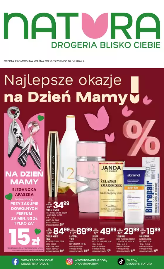 Katalog Drogerie Natura w: Szczebrzeszyn | Aab51b4b86790a8866d859f182a282051b304993 | 2026-05-18T00:00:00.000Z - 2026-06-02T00:00:00.000Z