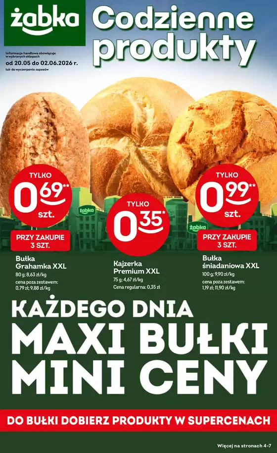 Katalog Żabka w: Zamość | Najlepsze oferty dla oszczędnych | 2026-05-20T00:00:00.000Z - 2026-06-02T00:00:00.000Z