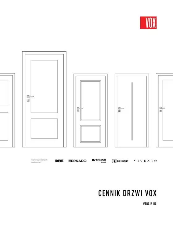 Katalog Meble Vox | Cennik drzwi vox 2026 | 2026-05-20T00:00:00.000Z - 2026-07-31T00:00:00.000Z